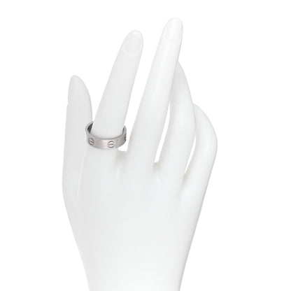 Cartier 18K White Gold 6mm LOVE Ring 59 8.75 2 of 4