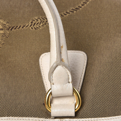 Prada Jacquard Logo Tote Corda Talco 11 of 16