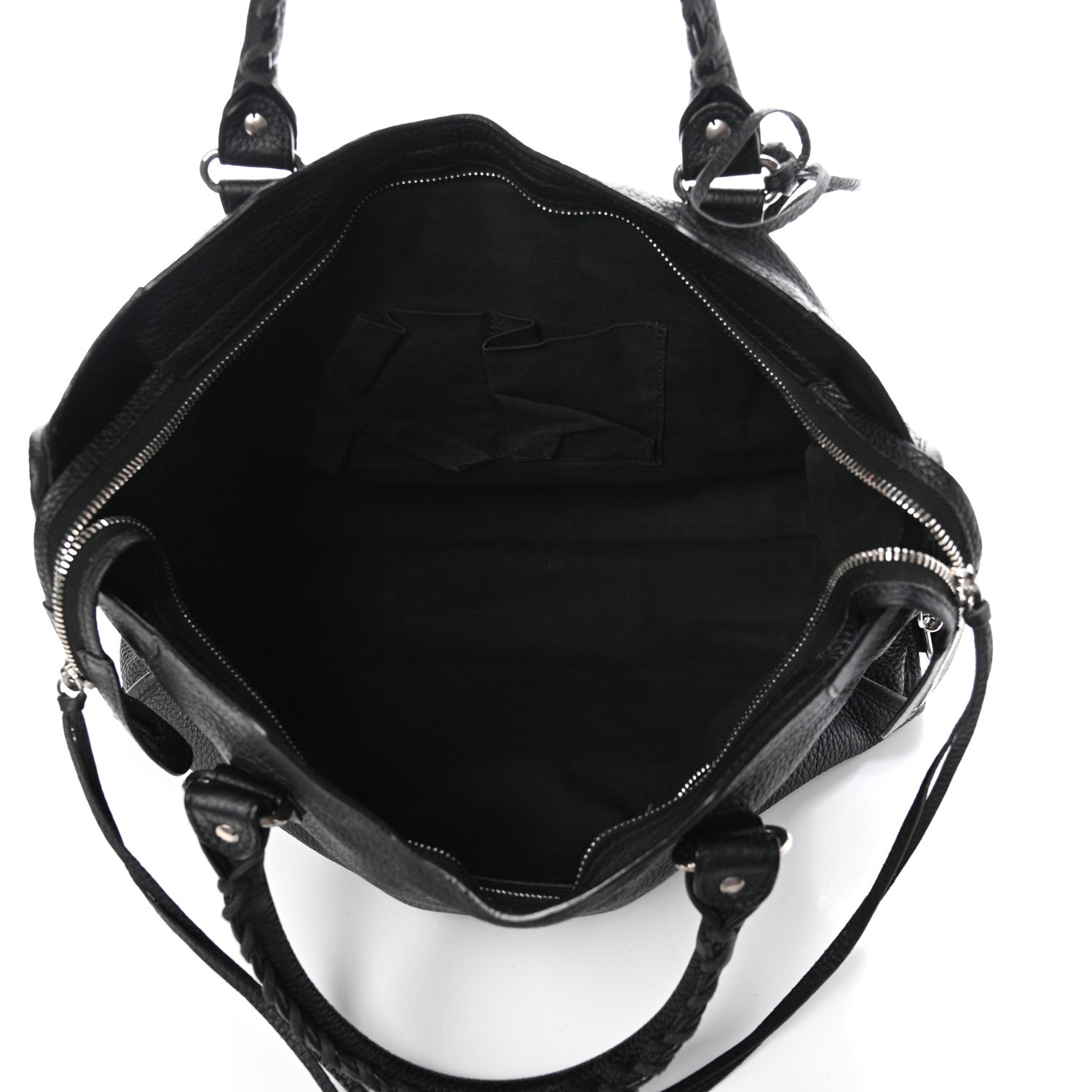 Balenciaga Vibrato Calfskin Classic Silver Hardware City Black 5 of 8