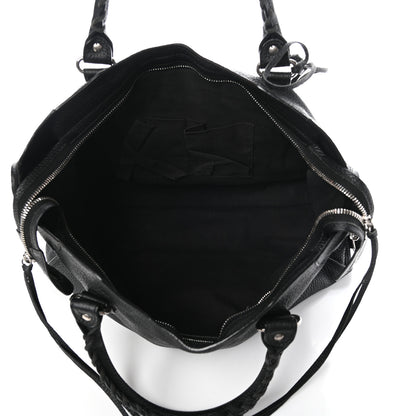 Balenciaga Vibrato Calfskin Classic Silver Hardware City Black 5 of 8