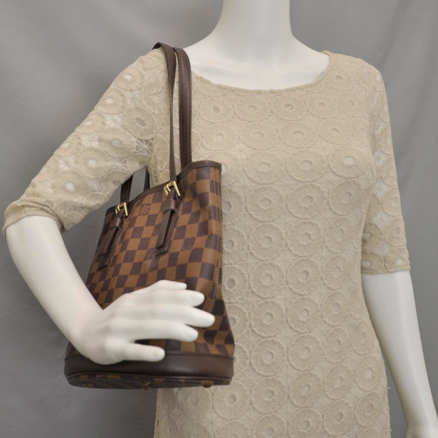 Louis Vuitton Damier Ebene Marais Bucket 23 2 of 9