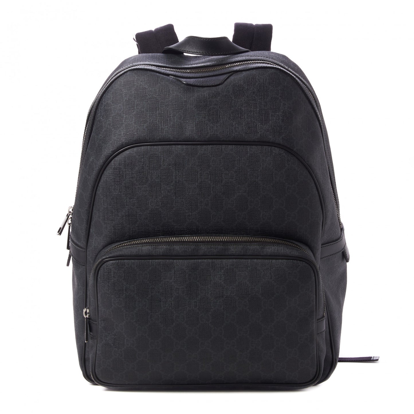 GG Supreme Monogram Medium Day Backpack Grey Black