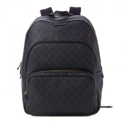 Gucci GG Supreme Monogram Medium Day Backpack Grey Black 1 of 8