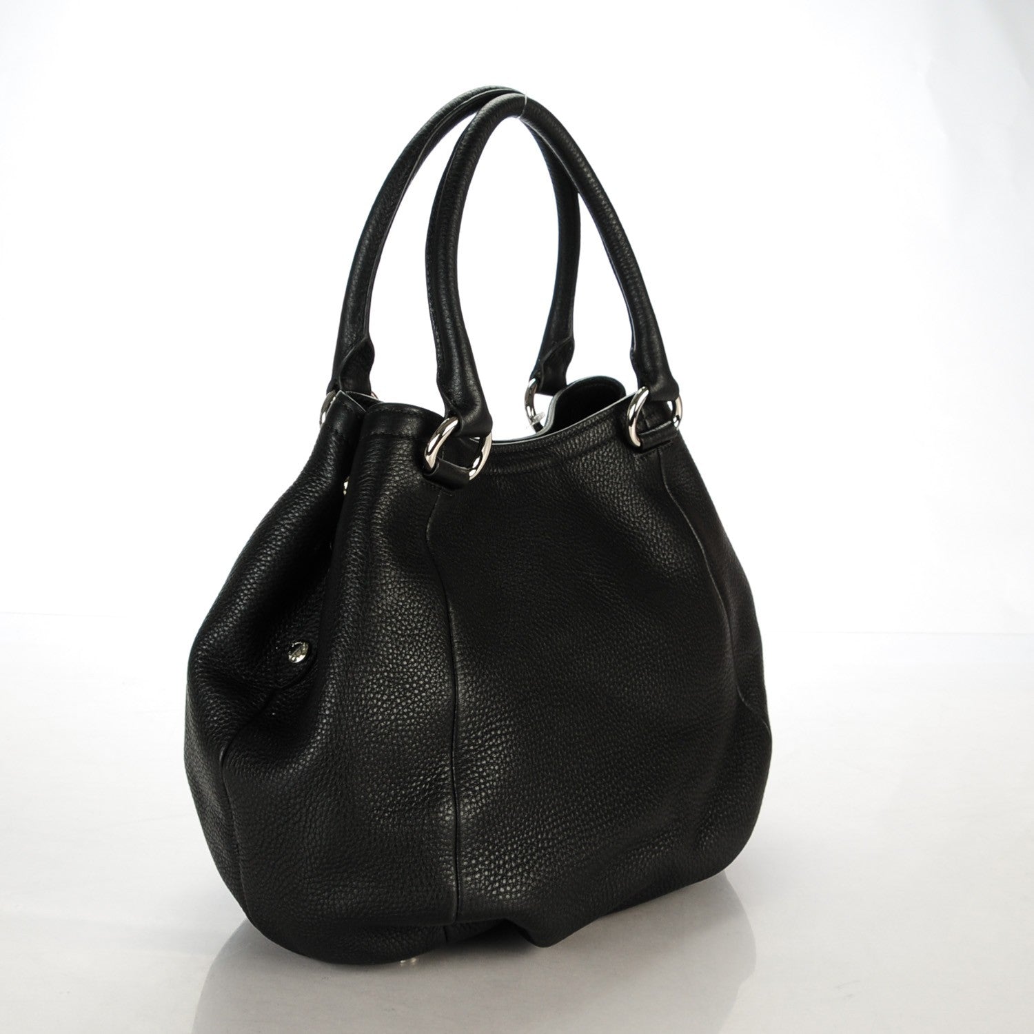 Prada Vitello Daino Tote Nero Black 4 of 10