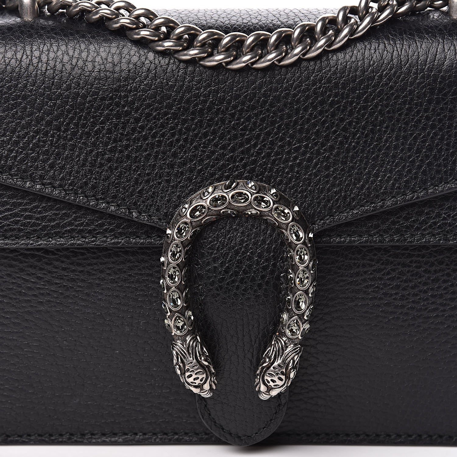 Gucci Calfskin Mini Dionysus Shoulder Bag Black 10 of 13