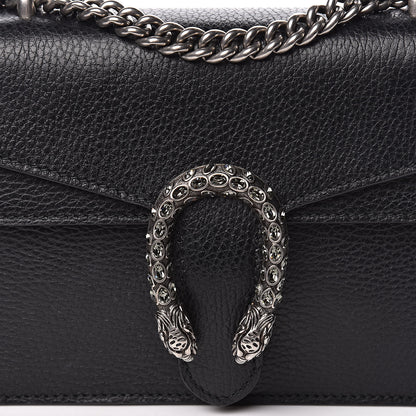 Gucci Calfskin Mini Dionysus Shoulder Bag Black 10 of 13