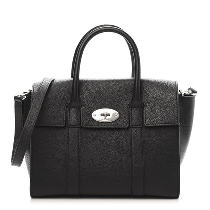 Mulberry Classic Grain Small New Bayswater Black 1 of 9