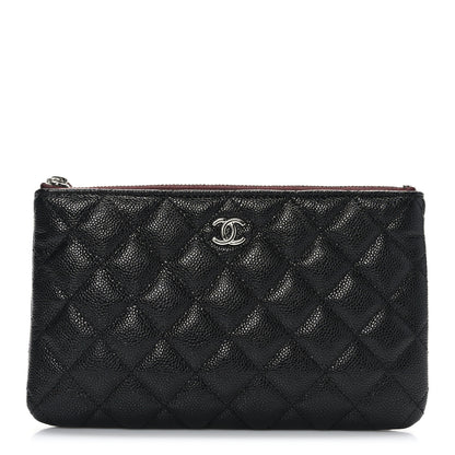 Chanel Caviar Quilted Cosmetic Case Black 1 of 7