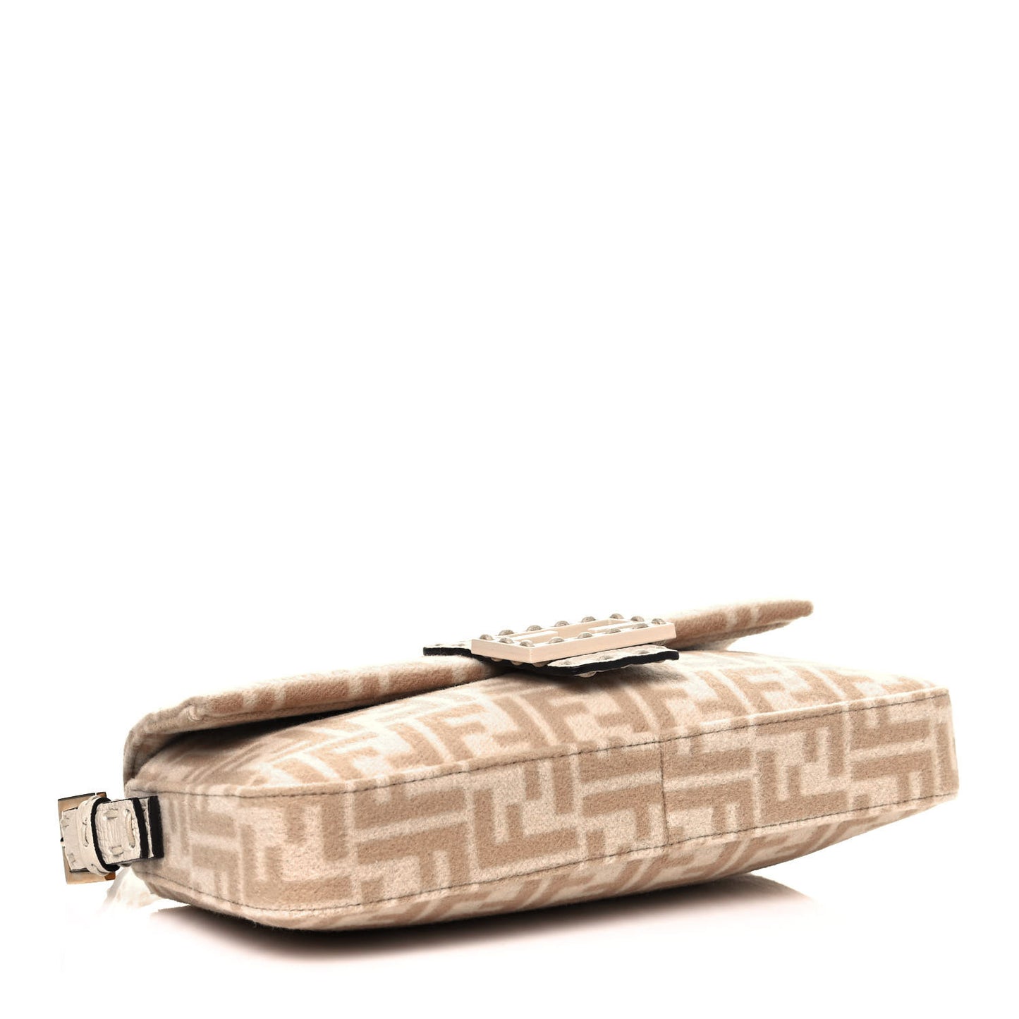 Wool Cuoio Romano Selleria FF 1974 Baguette 1997 Beige Cammello Camelia