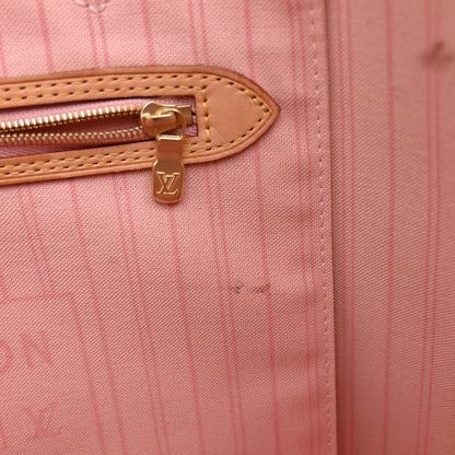 Louis Vuitton Damier Azur Neo Neverfull GM Rose Ballerine 10 of 11