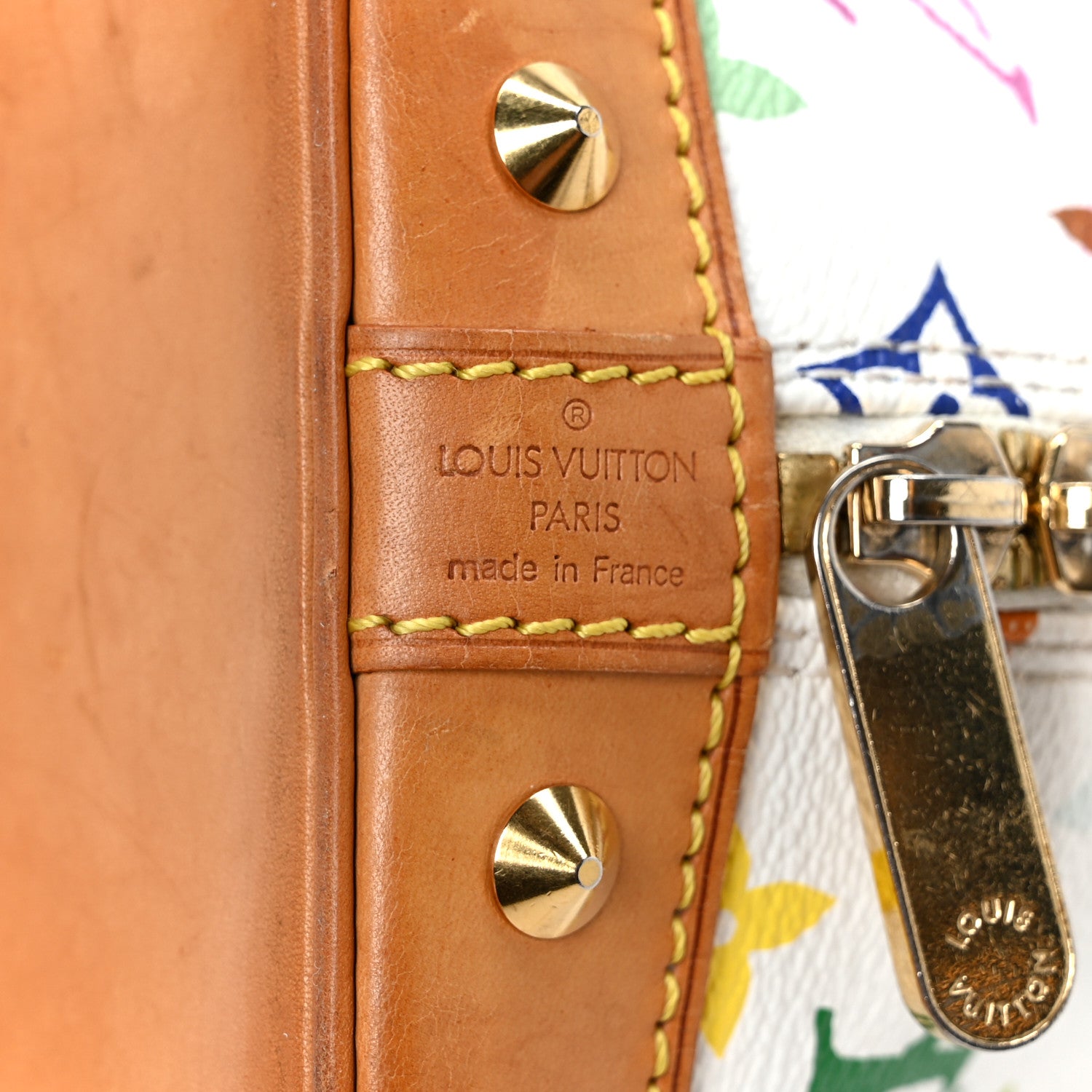 Louis Vuitton Monogram Multicolor Alma White 7 of 11