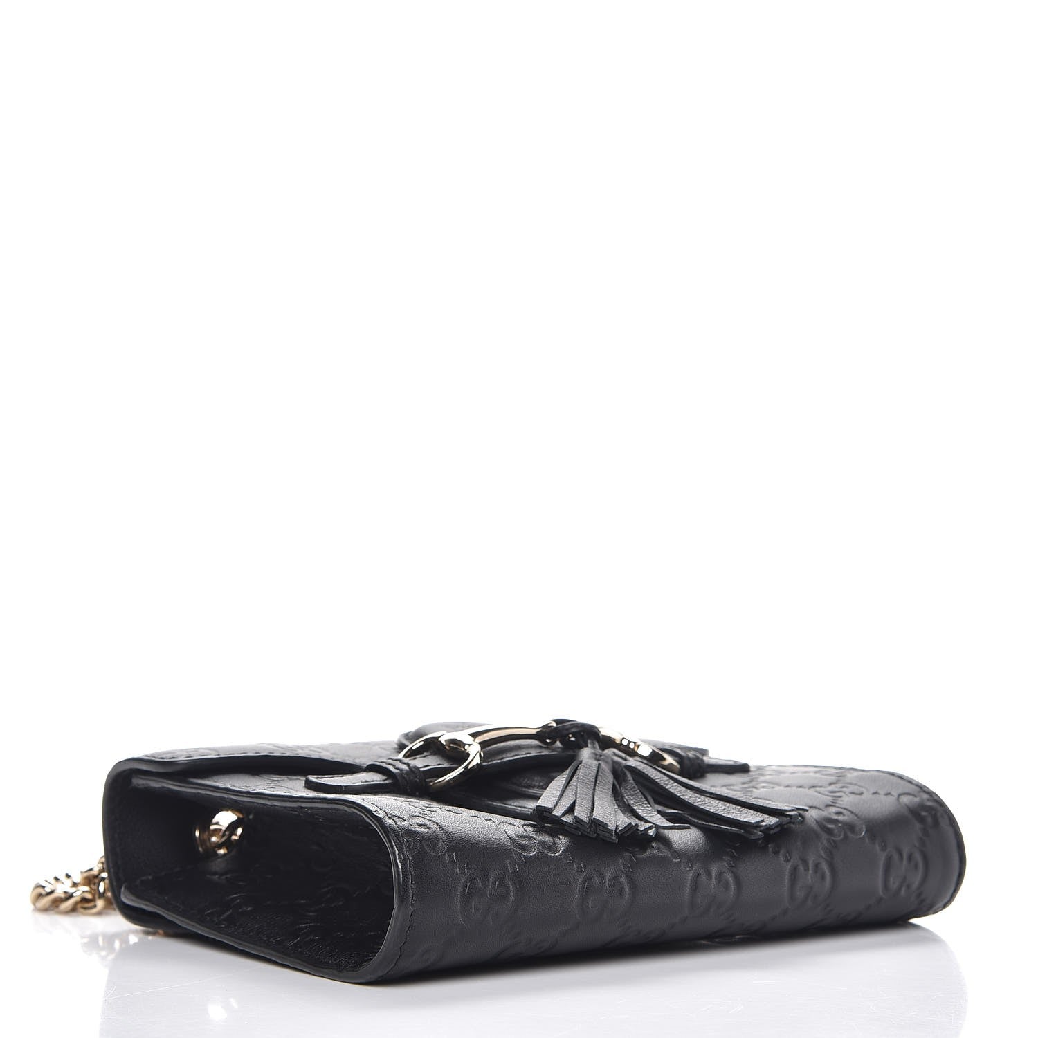 Gucci Guccissima Mini Emily Shoulder Bag Black 4 of 8