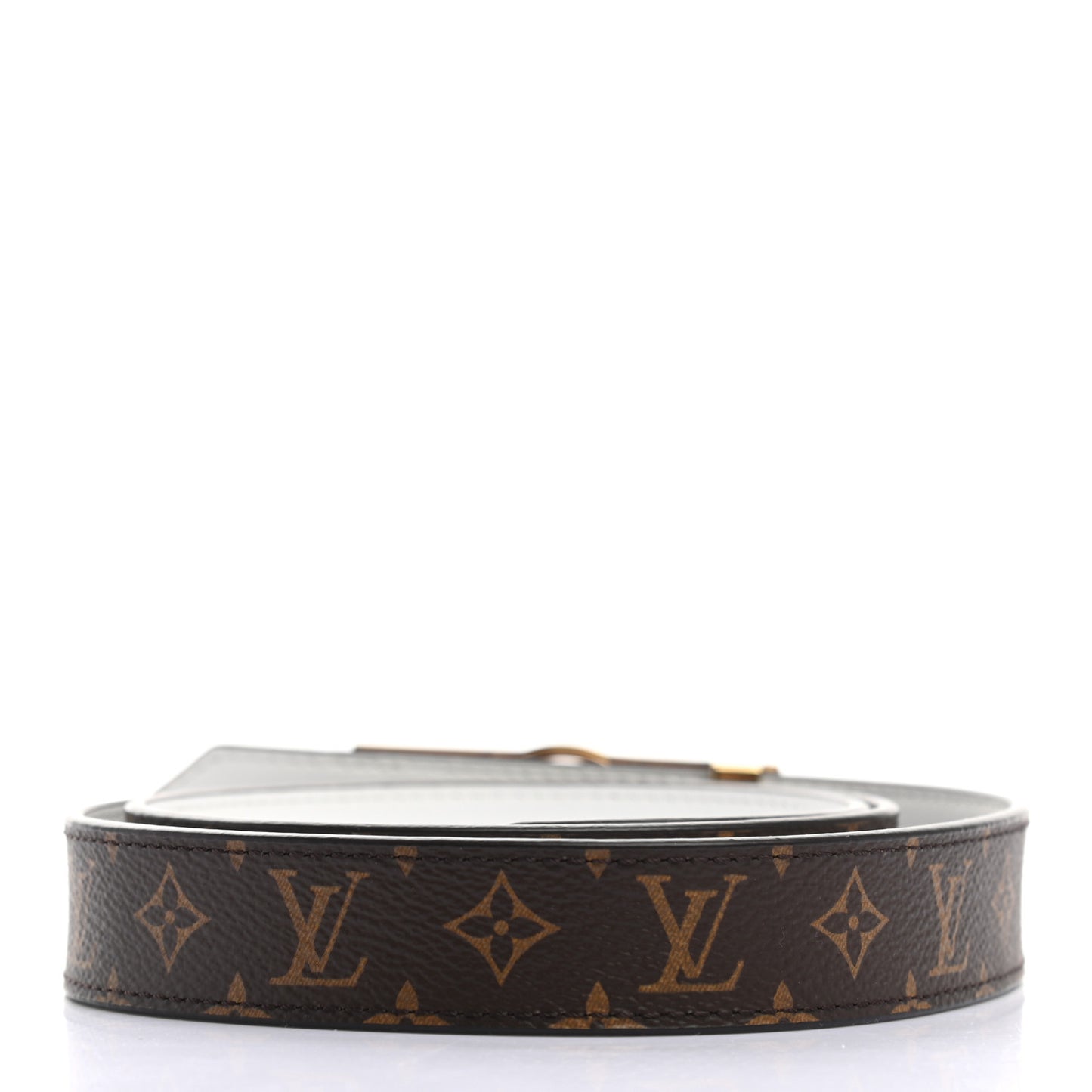 Monogram Dauphine 25mm Reversible Belt 85 34 Cream
