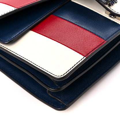 Gucci Goatskin Enamel Small Dionysus Shoulder Bag Red Blue White 10 of 11