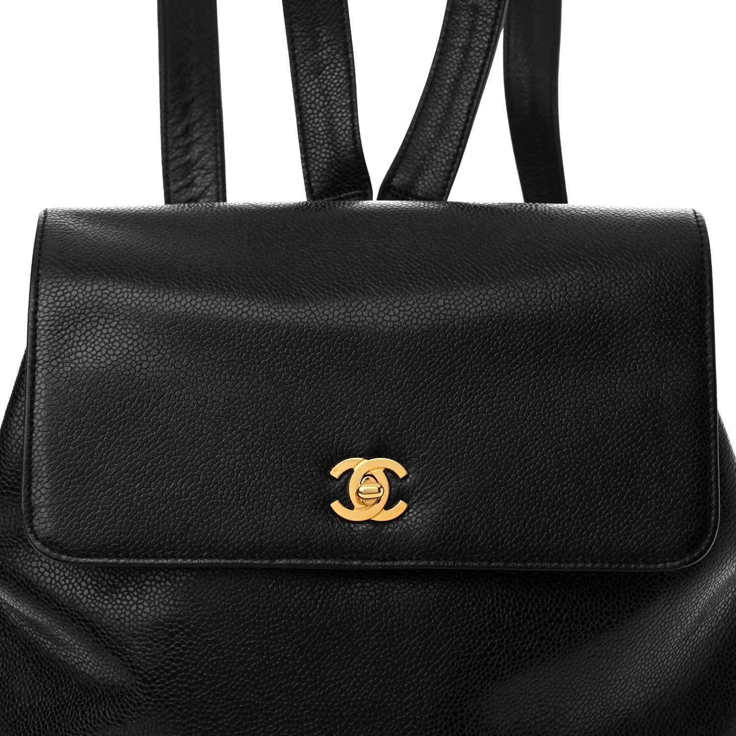 Chanel Caviar CC Backpack Black 7 of 11