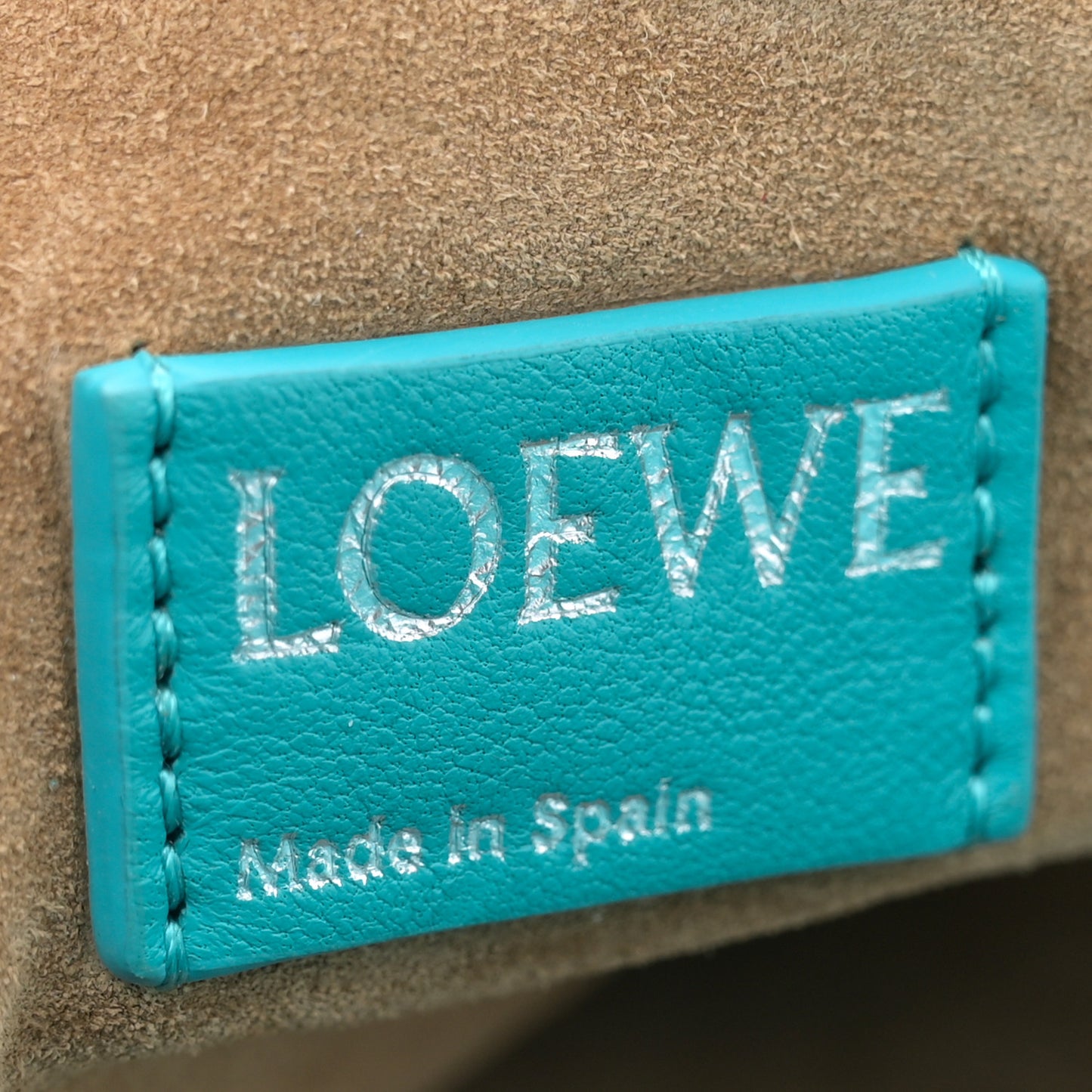 Mellow Nappa Medium Donut Chain Flamenco Knot Clutch Deep Turquoise