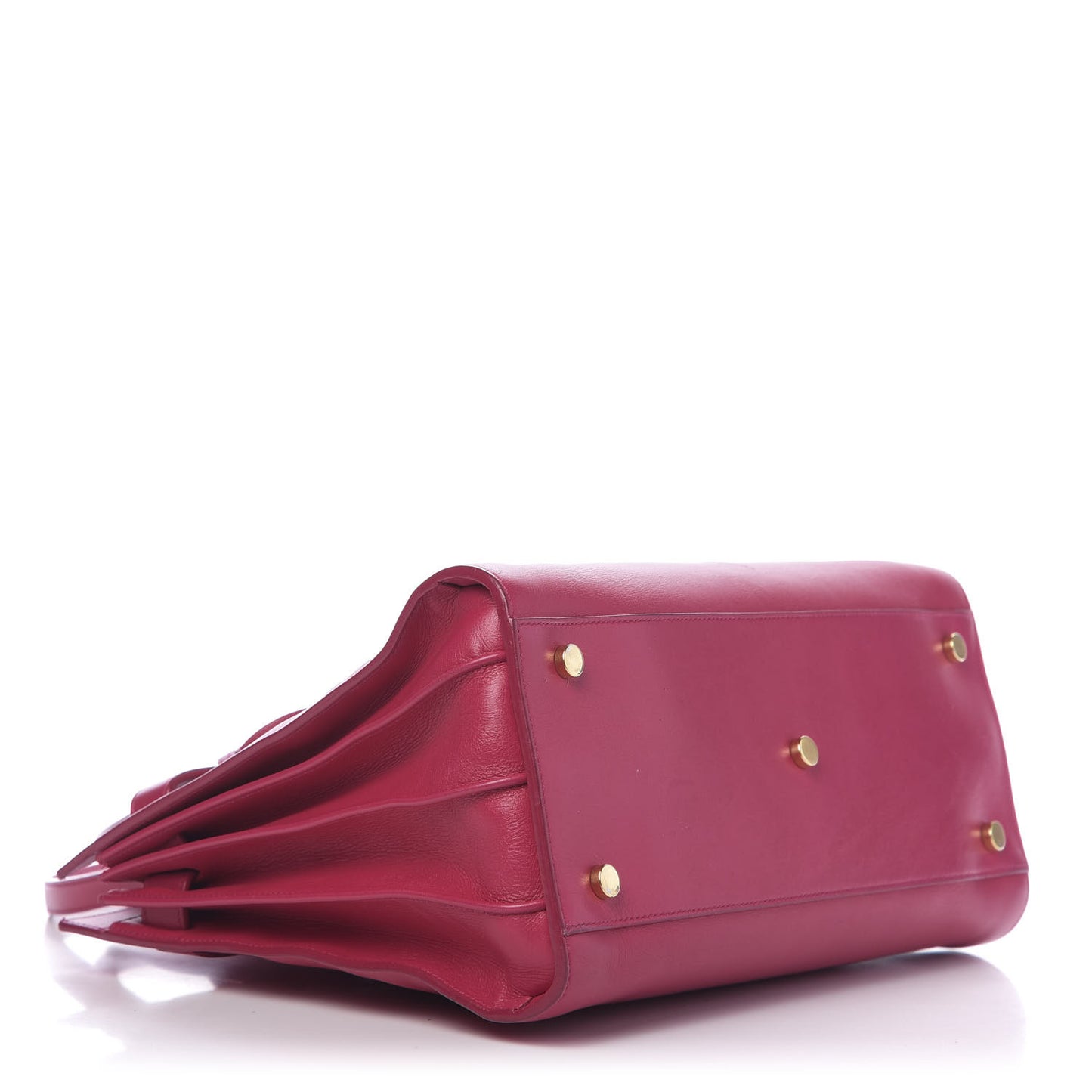 Calfskin Small Sac De Jour Fuchsia