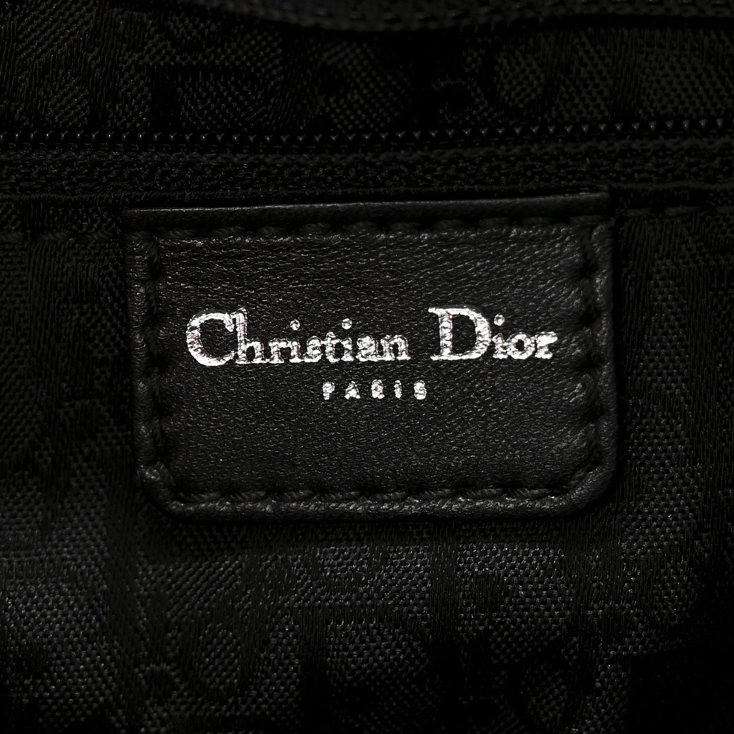 Christian Dior Lambskin Admit It Hobo Black 6 of 9