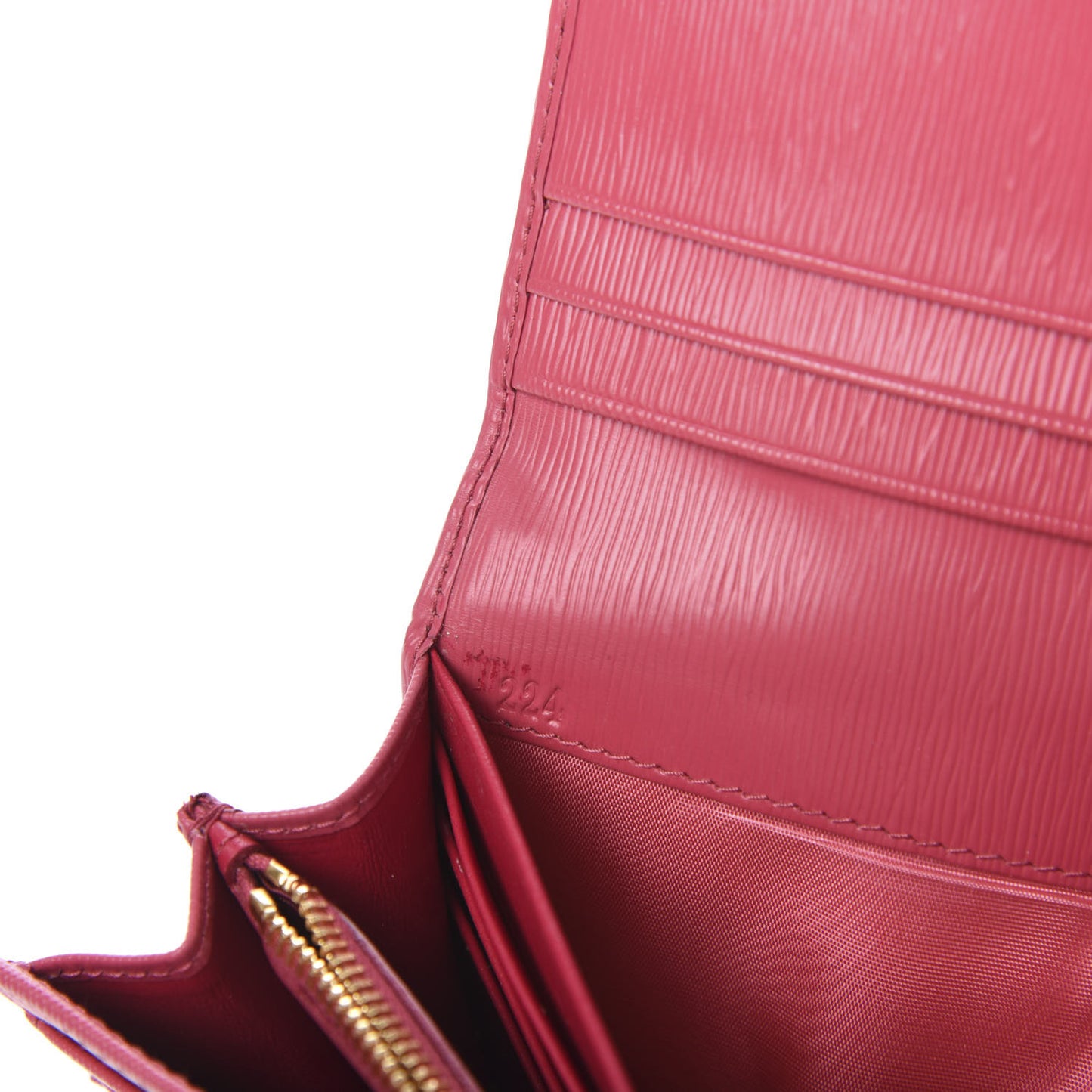 Vitello Move Continental Flap Wallet Peonia