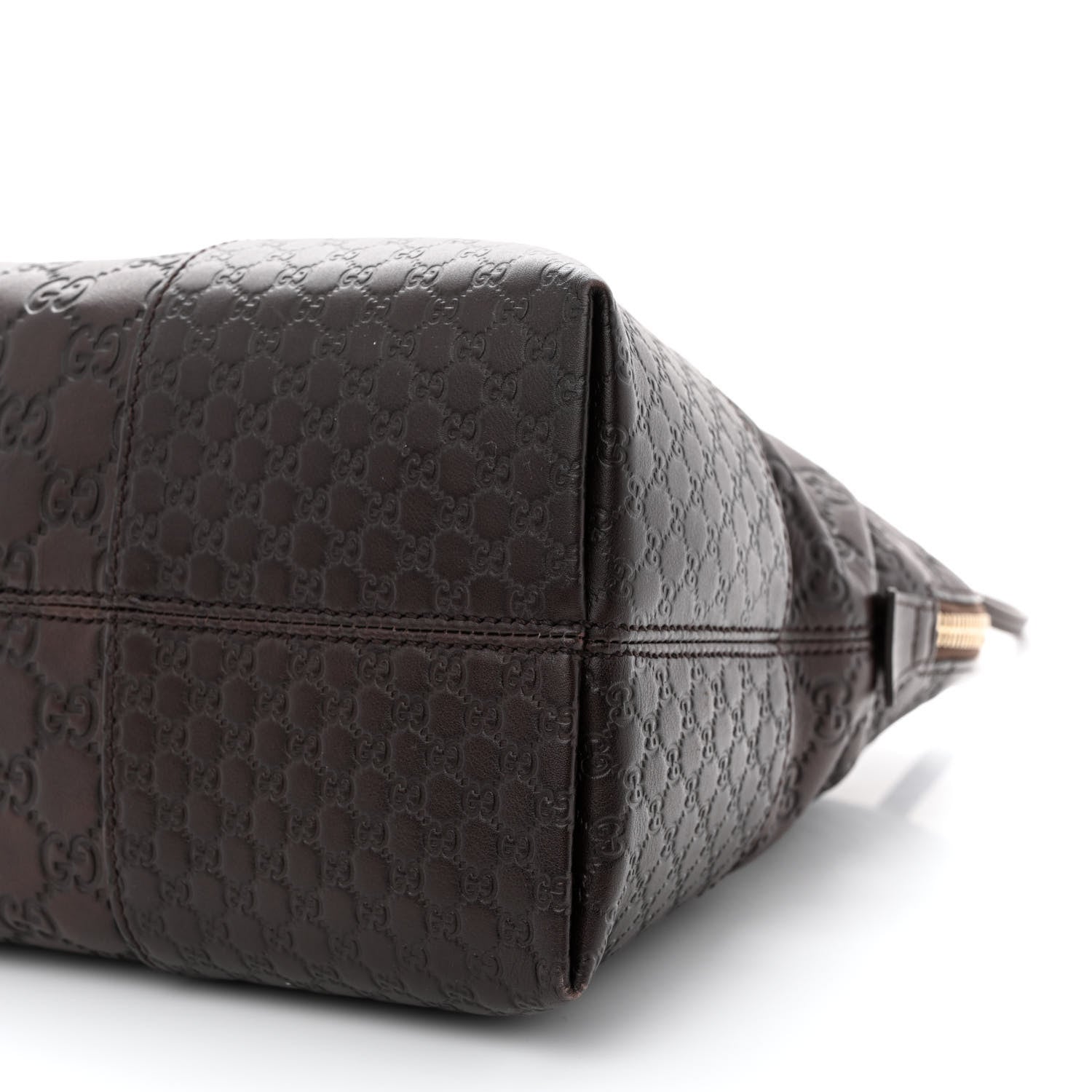 Gucci Guccissima Medium Bree Shoulder Bag Chocolate 10 of 10