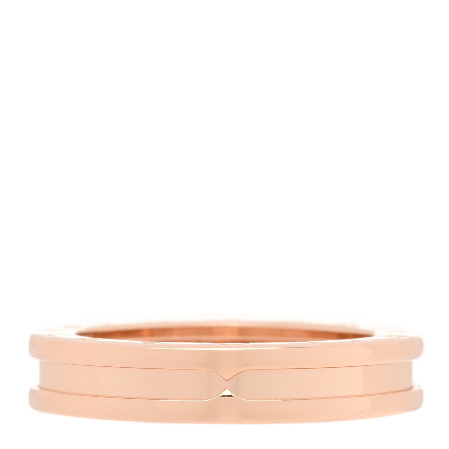 Bulgari 18K Rose Gold B.Zero1 One-Band Ring 57 8 3 of 5