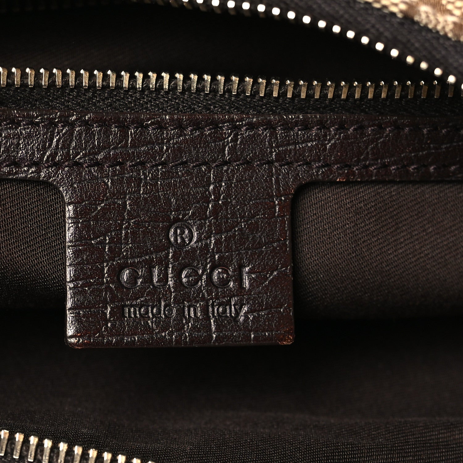 Gucci Monogram Medium Horsebit Chain Hobo Dark Brown 6 of 10
