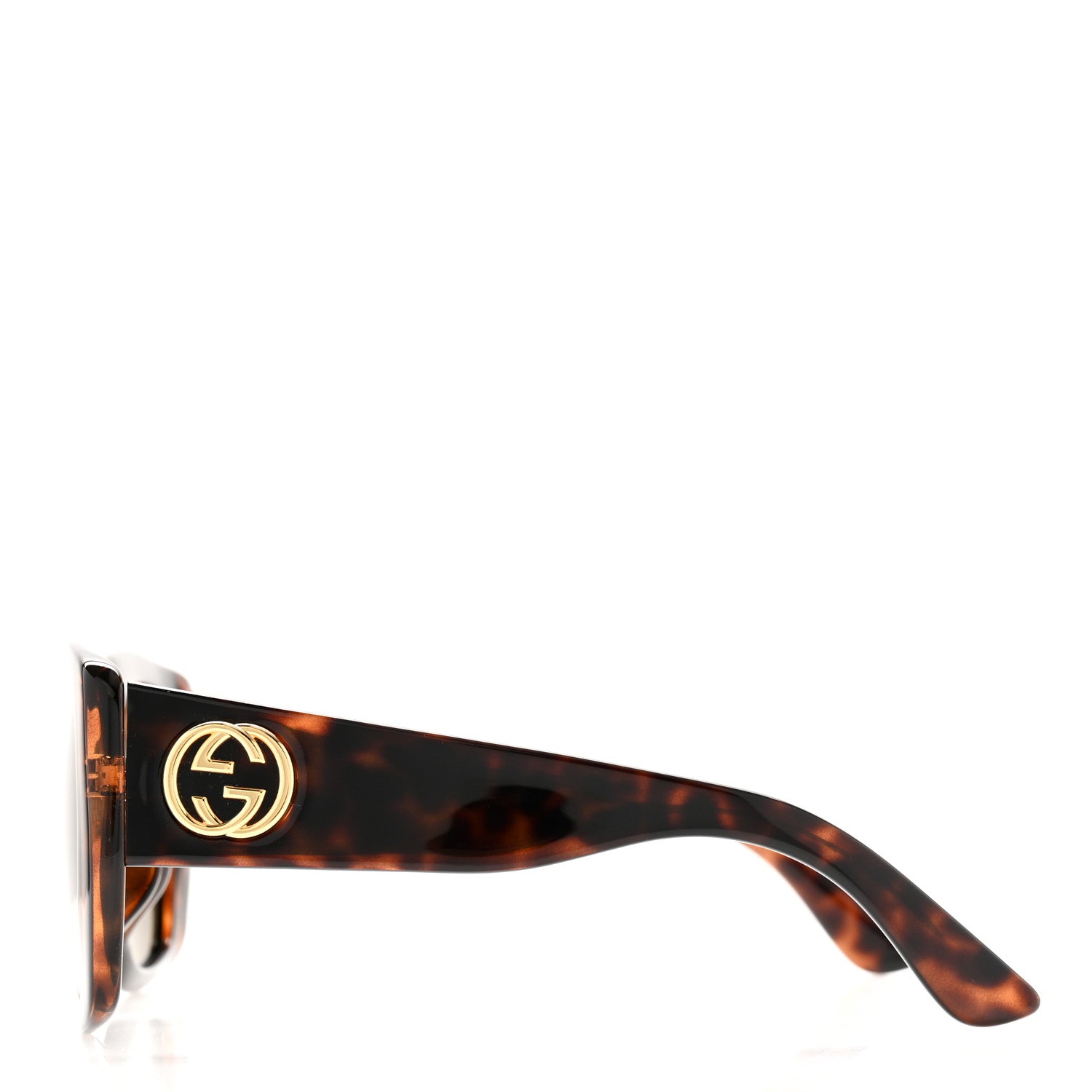 Gucci Acetate Optyl Square Sunglasses GG3837/F/S Dark Tortoiseshell 3 of 7