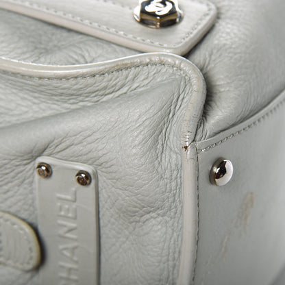 Chanel Deerskin Bolt Bag Light Green 11 of 21