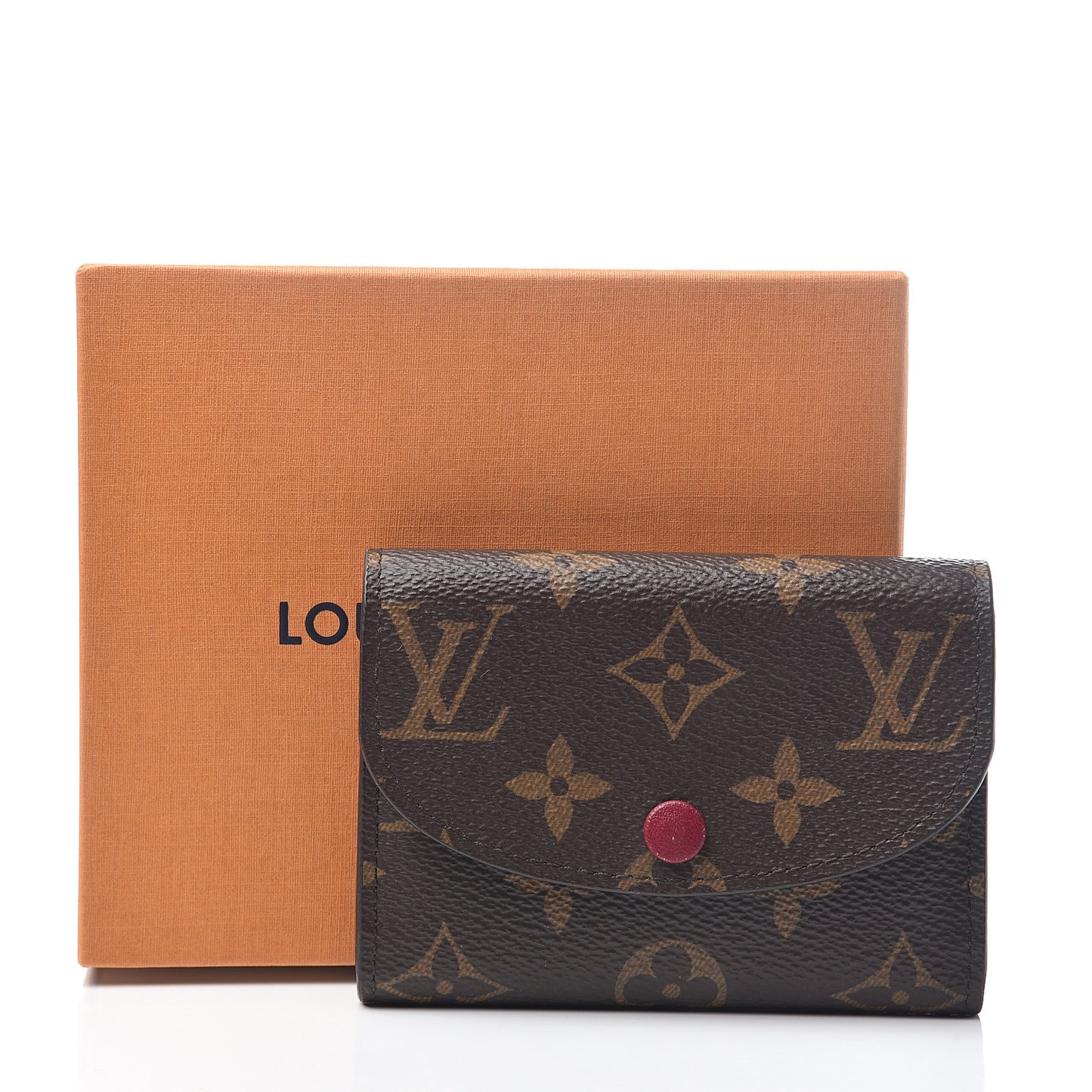 Monogram Rosalie Coin Purse Fuchsia