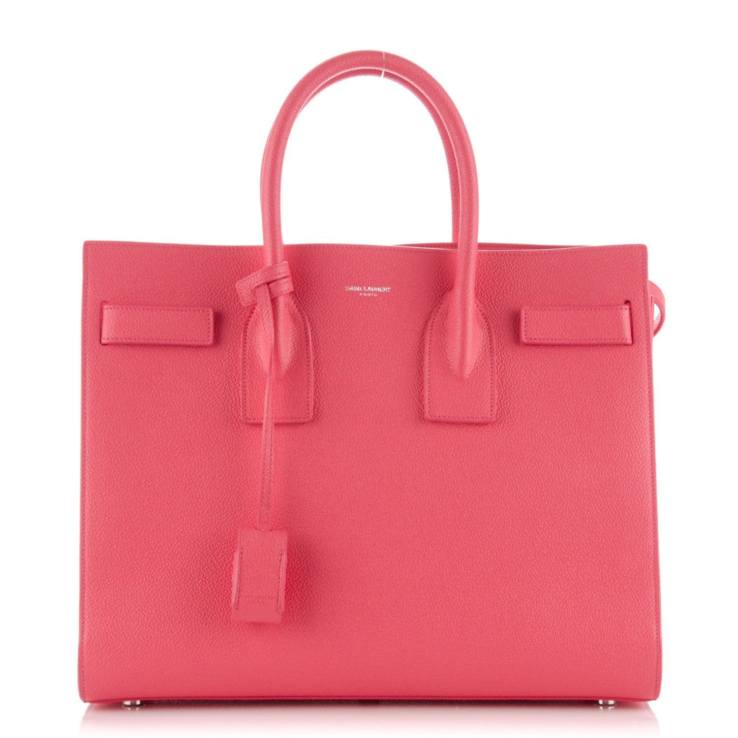Saint Laurent Grained Calfskin Small Sac De Jour Rose Clair 1 of 9