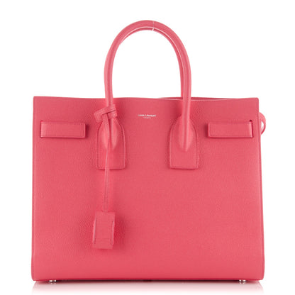 Saint Laurent Grained Calfskin Small Sac De Jour Rose Clair 1 of 9