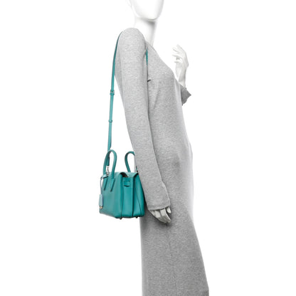 MCM Grained Calfskin Mini Milla Tote Oasis Green 2 of 16