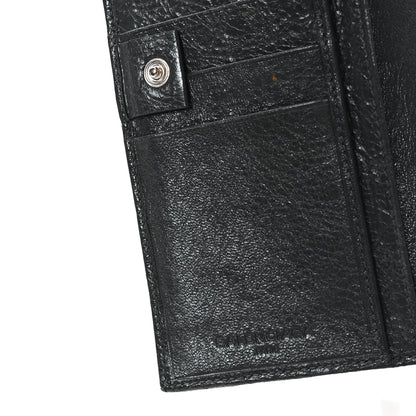 Balenciaga Agneau Classic Silver Hardware Money Wallet Gris Fossile 6 of 7