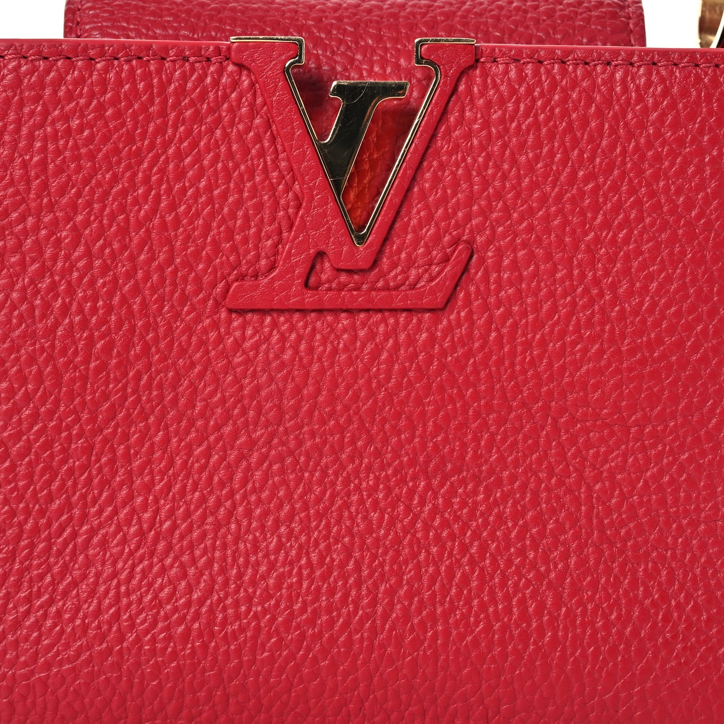 Taurillon Mini Capucines Scarlet
