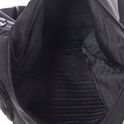Prada Nylon Tessuto Messenger Bag Black 6 of 9