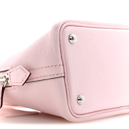 Hermes Chevre Mysore Mini 1923 Bolide Rose Darling 9 of 11