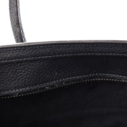 Celine Drummed Calfskin Nano Luggage Black 9 of 13