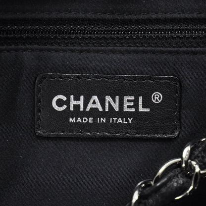 Chanel Caviar Quilted Large Cells Shopping Tote Black 9 of 11