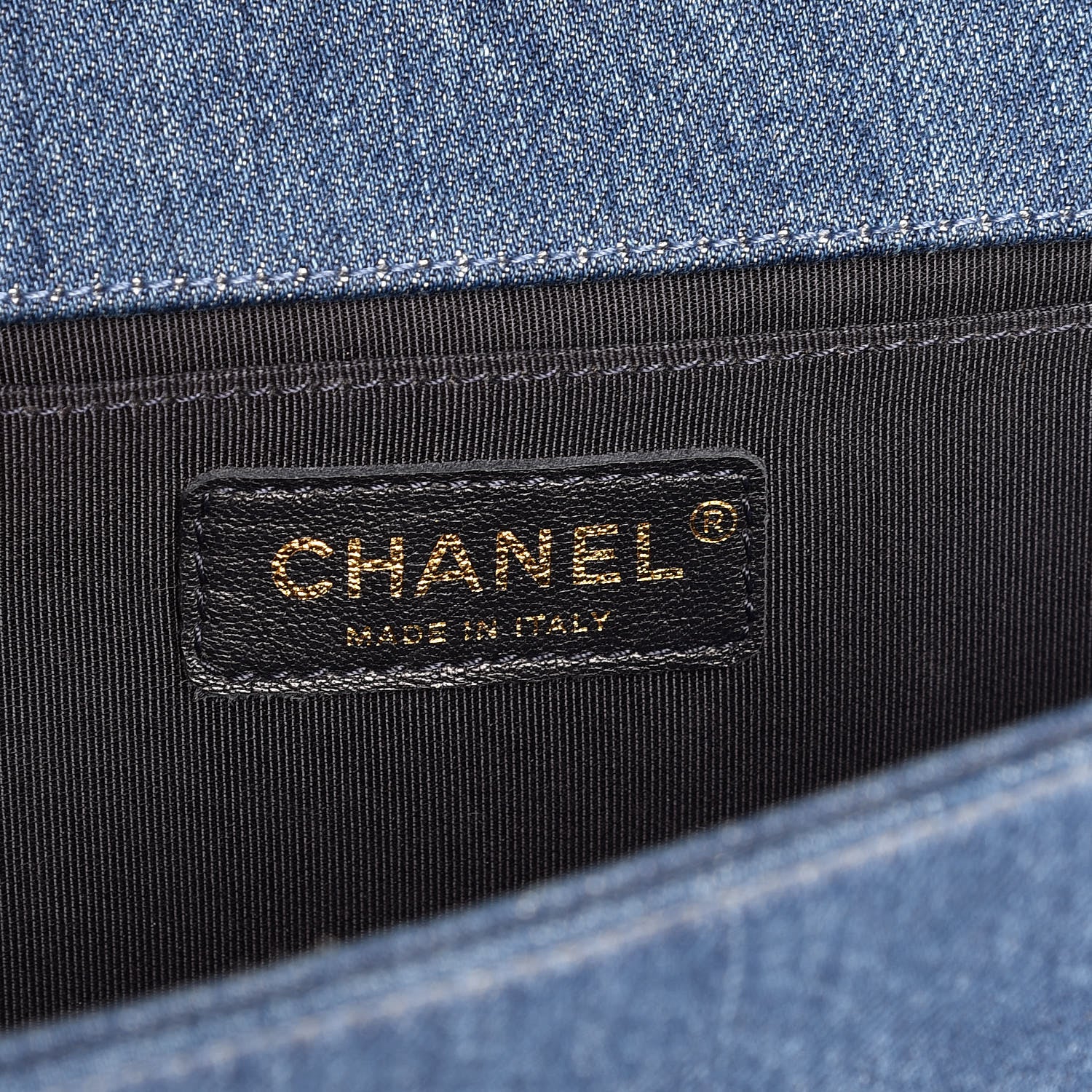 Chanel Denim Patchwork Medium Boy Flap Blue 6 of 7