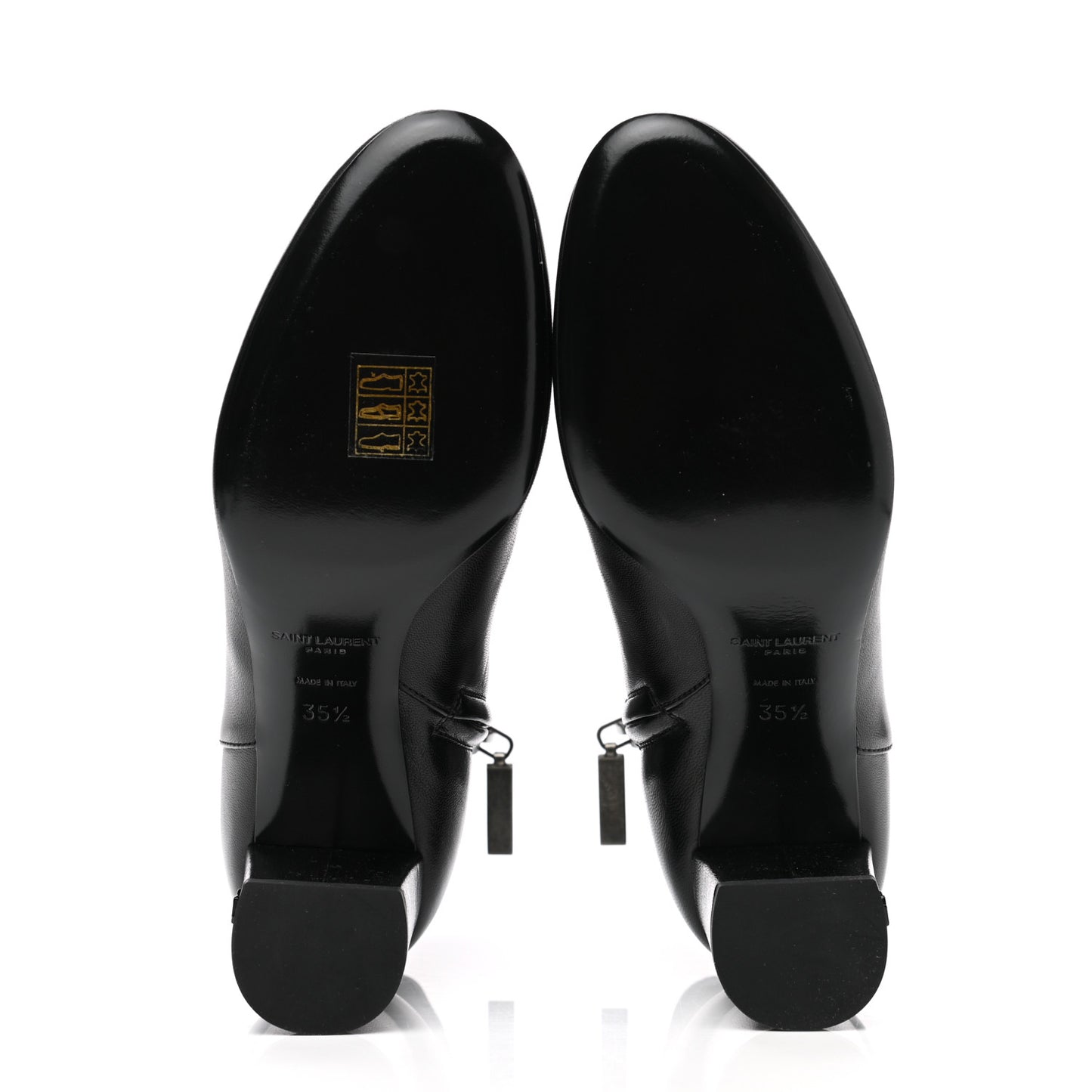 Nappa Loulou Ankle Zip Boot 35 Black
