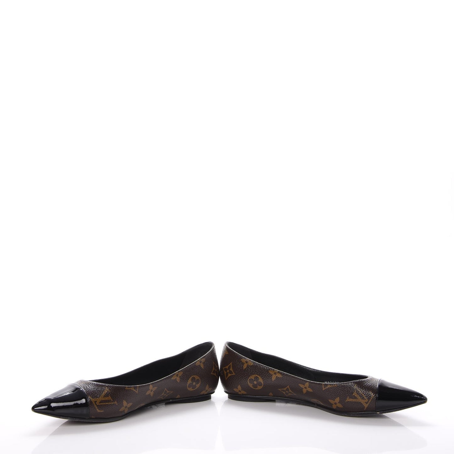 Patent Monogram Fetish Ballerina Flats 37