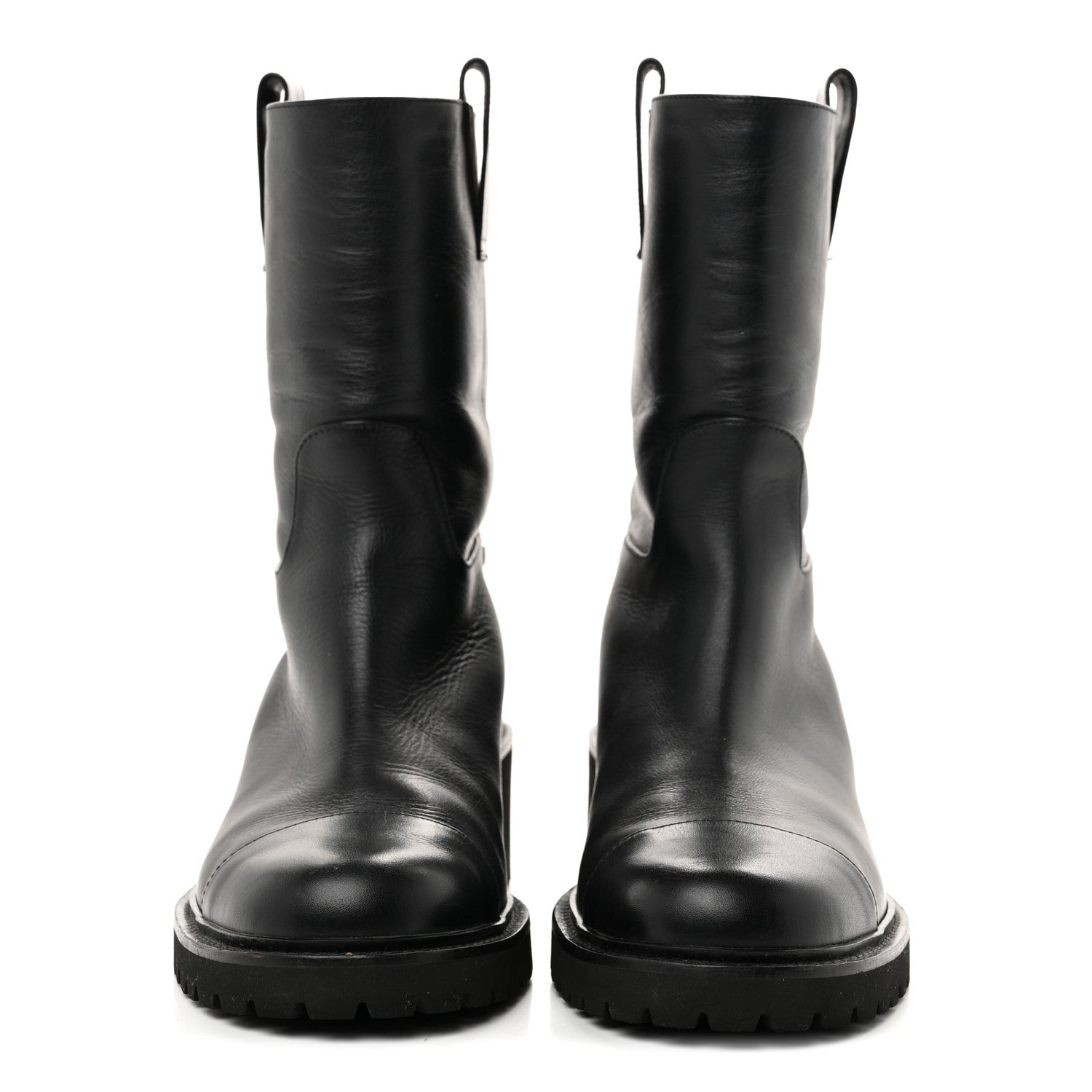 Chanel Calfskin CC Ankle Boots 39 Black 3 of 11