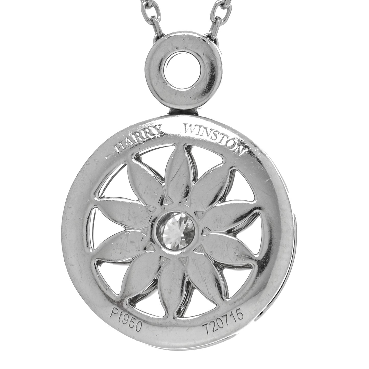 Platinum Diamond Winston Gates Pendant Necklace