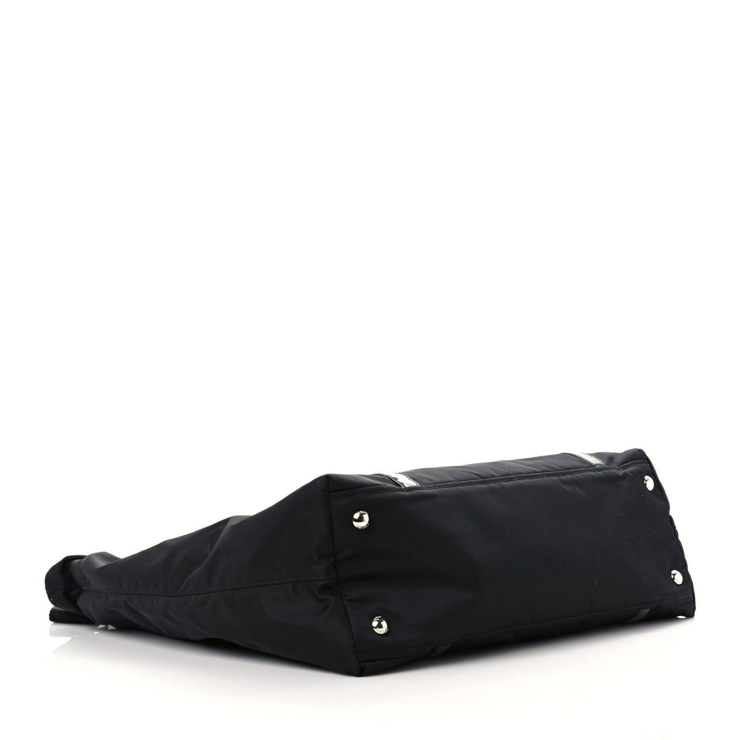Prada Tessuto Nylon Spazzolato Tote Black 4 of 10
