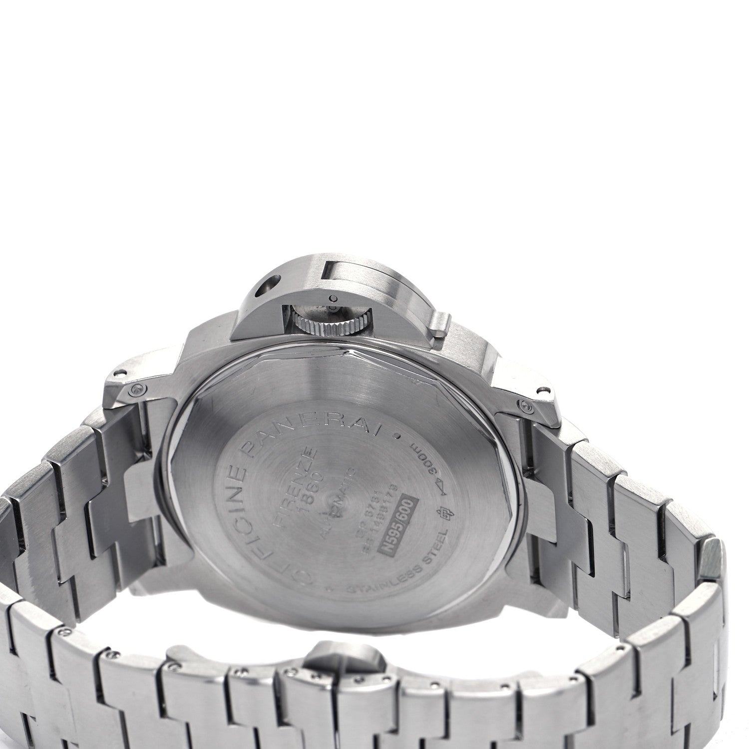 Panerai Stainless Steel 44mm Luminor GMT Automatic Watch Black PAM00297 4 of 7