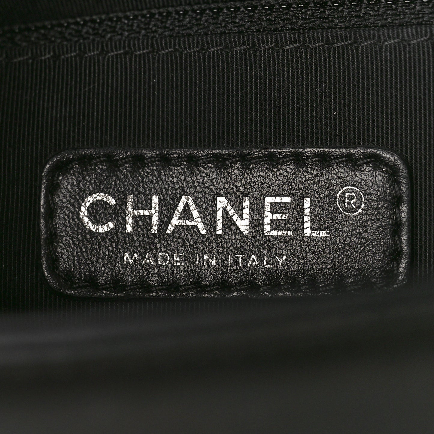 Lambskin Quilted Medium Boy Flap Black