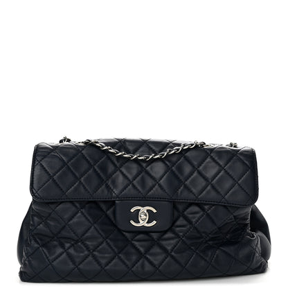 Chanel Lambskin Quilted Medium By 4 Flap Navy 1 of 13