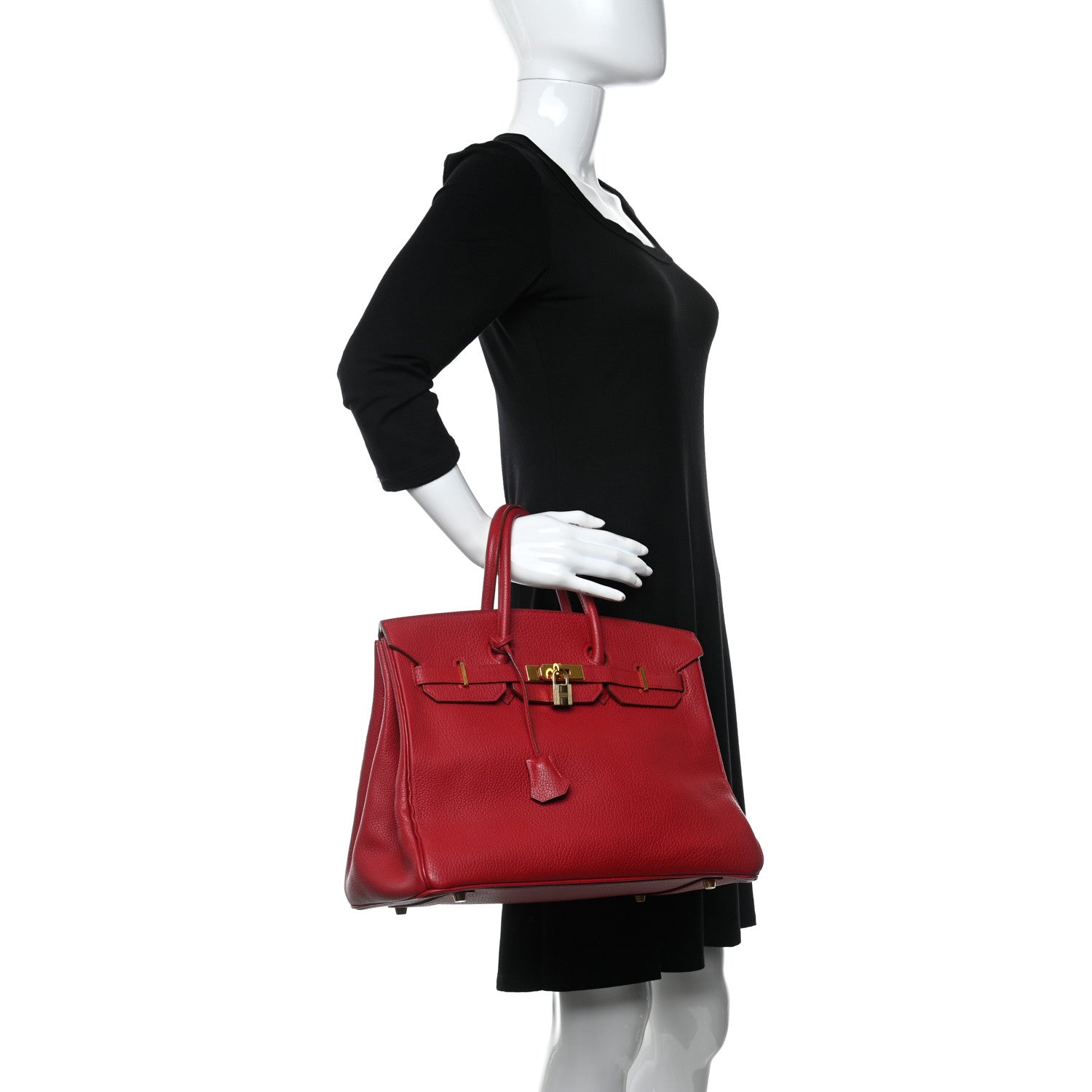 Hermes Togo Birkin 35 Rouge Vif 2 of 14