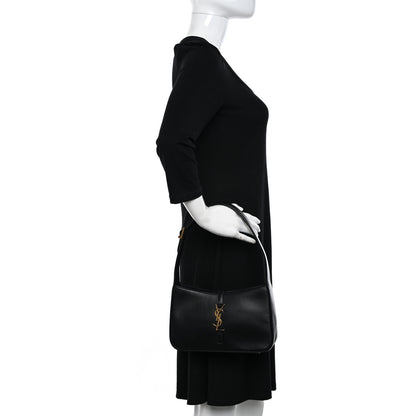 Saint Laurent Smooth Calfskin Le 5 A 7 Hobo Black 2 of 12