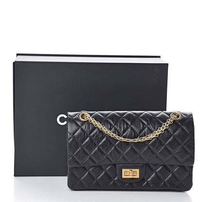 Chanel Aged Calfskin Quilted 2.55 Reissue 225 Flap Black 12 of 12